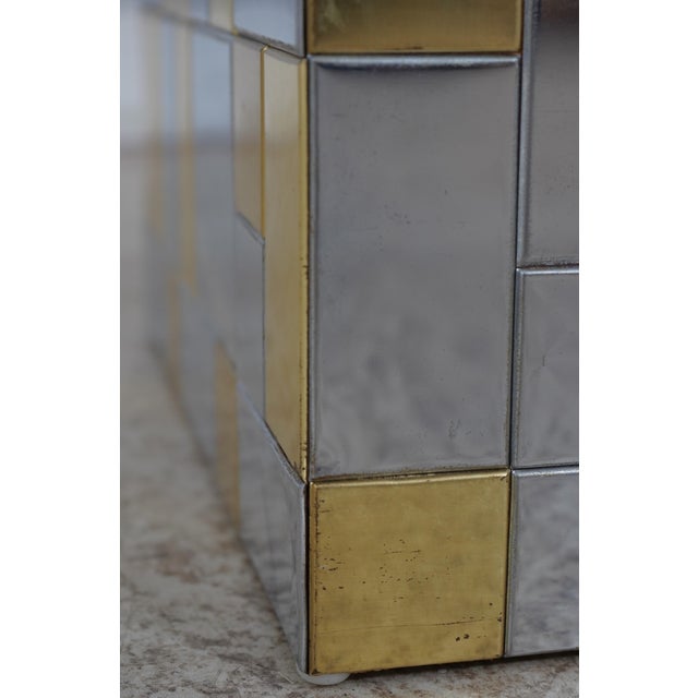 Gold Paul Evans Cityscape Mid Century Modern Coffee Table For Sale - Image 8 of 12