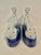 Blue Vintage Staffordshire Style Dalmatian Dog Ceramic Bookends on Cobalt Blue Bases – A Pair For Sale - Image 8 of 9