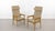 Vintage set of 2 high-back chairs by Domus Danica, Denmark 70s. The design is attributed to Erik Buck. Made of oak wood,...