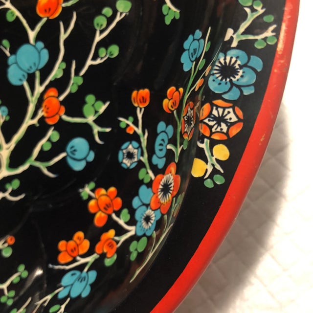 England 1971 Daher Asian Themed Metal Tray Dish For Sale - Image 4 of 12