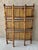 Camel Mid 20th-Century 3-Tier Tortoiseshell Bamboo Bookshelf – Folds Flat for Storage For Sale - Image 8 of 18