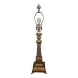 Corinthian Column Brass Table Lamp For Sale