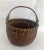 Antique New England Swing Handle Basket For Sale - Image 4 of 9
