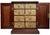 Victorian English Satinwood and Gilt Metal Glazed Pier Cabinet in Walnut, 1890s For Sale - Image 4 of 16