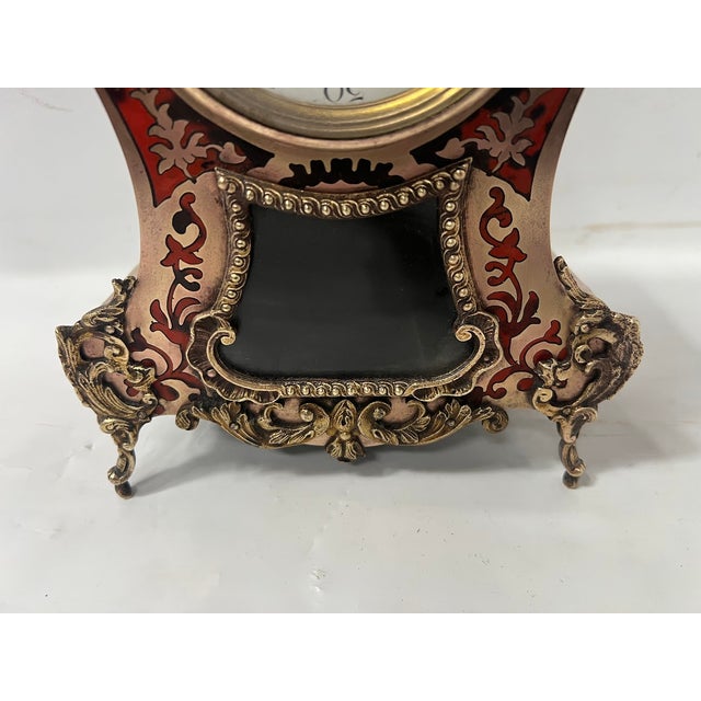 Napoleon III Cartel Clock in Boulle-Style Marquetry, 19th Century For Sale - Image 18 of 18