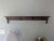 Wood Vintage Farmhouse Cottage Wooden Wall Shelf With Peg Hooks For Sale - Image 7 of 11