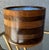 Circa 1970/1980 Sleek & Chic Walnut Wood Ice Bucket With Attached Insulated Glass Insert For Sale - Image 16 of 18