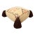 Midcentury Moroccan Wool Pouf For Sale