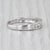 0.40ctw Diamond Wedding Band 14k White Gold Size 8.25 Stackable Anniversary For Sale - Image 4 of 5