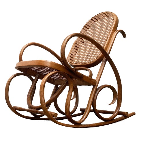 Jugendstil Children Rocking Chair, 1910s For Sale