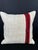 Turkish Hemp Pillow Cushion Natural Beige Red Cushion Cover 20x20 For Sale - Image 4 of 4