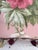 Early 20th Century American Broad Cloth Tasseled Floral Pillows/a Pair For Sale - Image 9 of 11