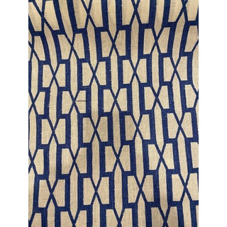 Schumacher Veere Grenney Belvedere Linen Fabric 4 6/8 Yards For Sale