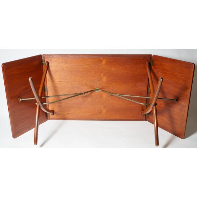 Hans J. Wegner Sabre Leg Table Model at-304 for Andreas Tuck For Sale - Image 10 of 11