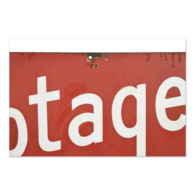 Vintage Liebig Soup Enameled Plate For Sale - Image 3 of 5