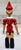 Red Vintage Mastro Geppetto Pinocchio Wooden Toy Figure – Made in Italy For Sale - Image 8 of 12