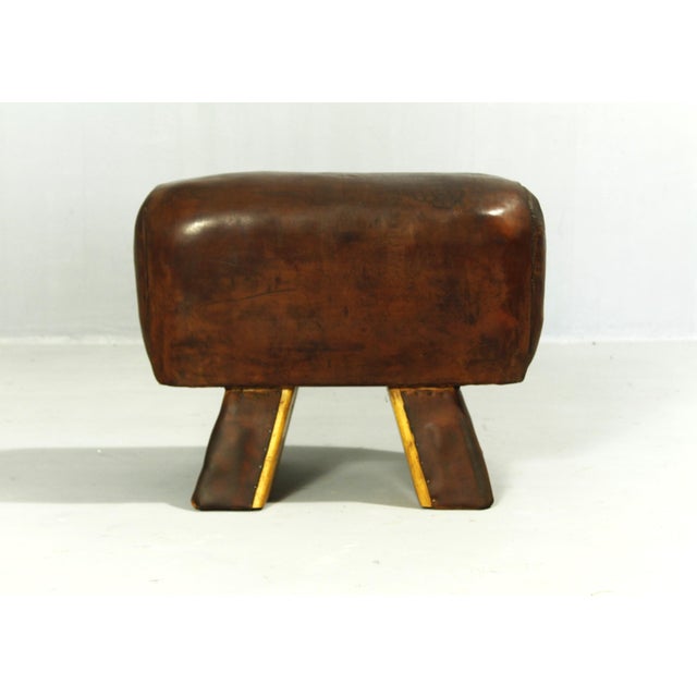 Leather Gymnastics Pommel Horse, 1950s For Sale - Image 14 of 14