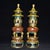 Chinese Pair of Vintage Cloisonné Enamel & Gilt Bronze Pagoda Censers / Shrine Vessels For Sale - Image 3 of 9