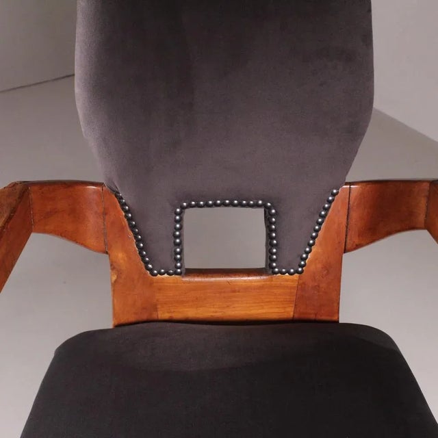Gray Armchair by Augusto Romano, 1950s For Sale - Image 8 of 11