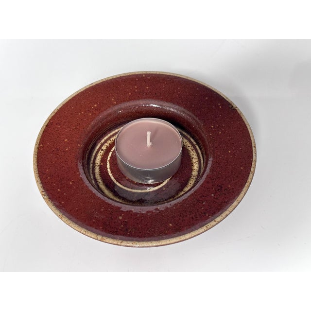 Ceramic Studio Ceramic Art Flat Bowl from Helma Klett, Germany, 1960s For Sale - Image 7 of 11