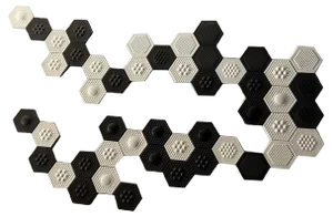 Tiles from Rosenthal, 1970s, Set of 48