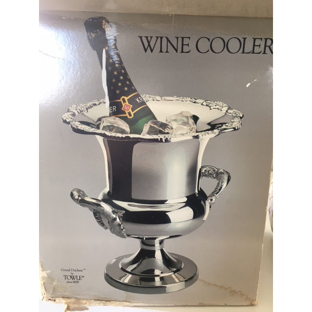 1980s Towle Silverplate Champagne & Wine Cooler Chairish