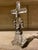 Mid 18th Century 18th Century Italian Baroque Silver and Rock Crystal Crucifix For Sale - Image 5 of 12