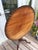 Wonderful light mahogany color on unmarked surface tilt-table top . The edge design of this “pie crust “ look is unusual...