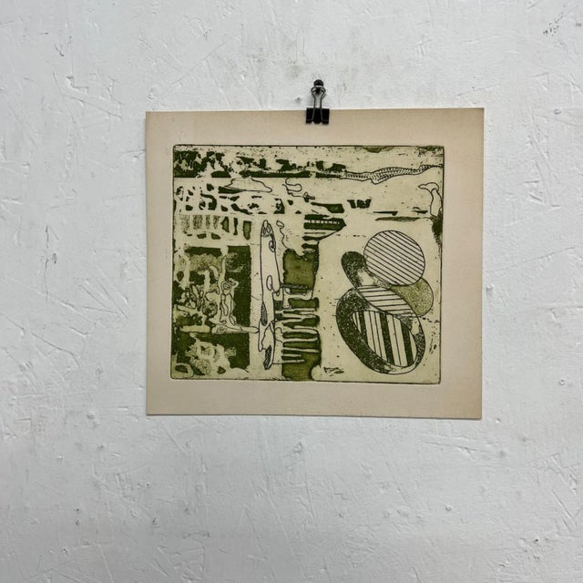 1970s Mamie Troxell Organic Modern Abstract Artwork For Sale - Image 10 of 10