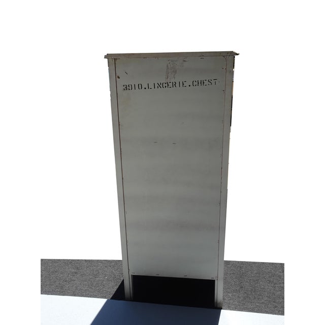 Vintage French Provincial Authentic Henry Link Lingerie Tallboy Dresser W Brass For Sale - Image 12 of 16