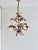 French Gilt Palm Leaf Chandelier, 1950 For Sale - Image 15 of 15