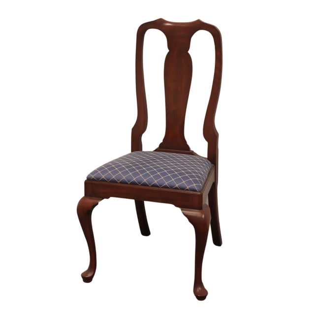 HENKEL HARRIS Traditional Queen Anne Style Wild Black Cherry Dining Side Chair 105S 40" High 22.5" Wide 24" Deep Seat: 20"...