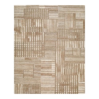 Bergamo Handmade Rug Beige 8x10 For Sale