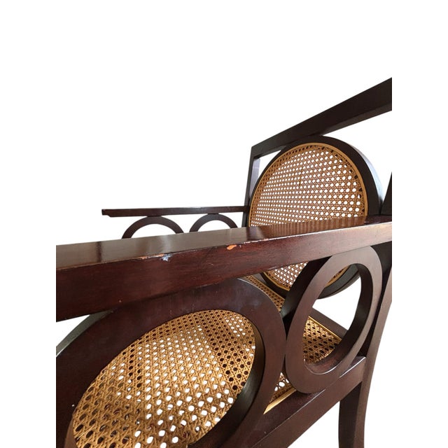 British Colonial Style Accent Armchair For Sale - Image 12 of 12