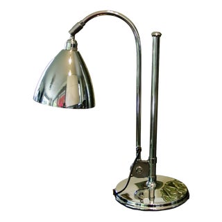BL1 Table Lamp in Chrome-Plated Metal by Robert Dudley, 1980 For Sale