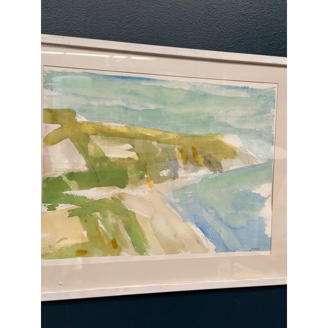 Mid-Century Modern Lars Bertle, Ireviken, Gotland, 1960s, Watercolor on Paper, Framed For Sale - Image 3 of 13