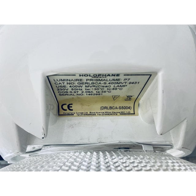 Industrial Lamp in Glass and Metal by Holophane, 1980s For Sale - Image 15 of 18