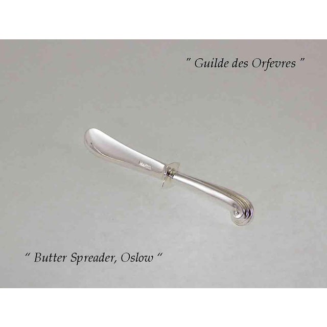 Metal Vintage / New C. J. Vander Silverplate Onslow Pattern Flatware Set for 12- 90 Pieces For Sale - Image 7 of 13