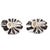 Georg Jensen Lene Munthe Sterling Silver & 18k Yellow Gold #400 Clip-On Earrings For Sale - Image 11 of 12