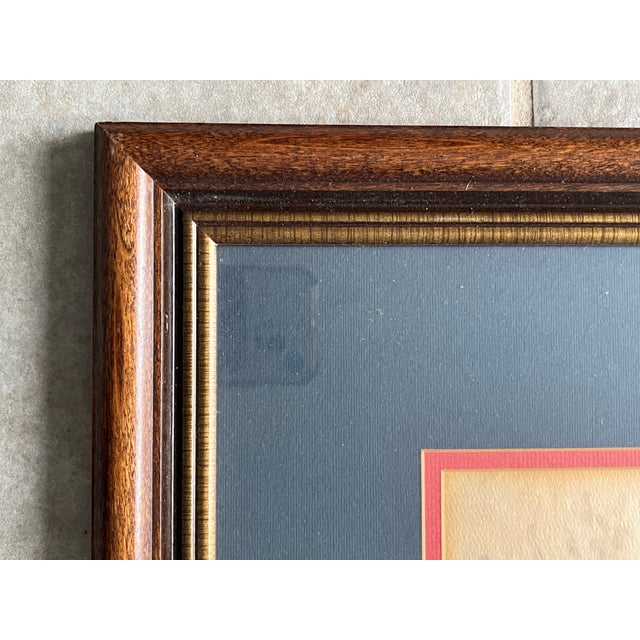 Blue Late 20th Century Vintage "House by the Sea" Cape May, New Jersey Framed Print From Original Waterco For Sale - Image 8 of 9