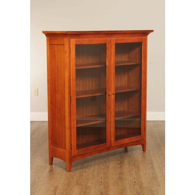 Thomasville Impressions Mission Style Cherry Double Door Bookcase