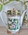 Chinese Vintage Lotus Bloom Famille Rose With Gilded Accents Hand Painted Canton-Guangcai Porcelain Chinese Tea Pot For Sale - Image 3 of 12