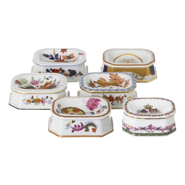 Porcelain Salt Shakers from Vista Alegre, Set of 6 For Sale