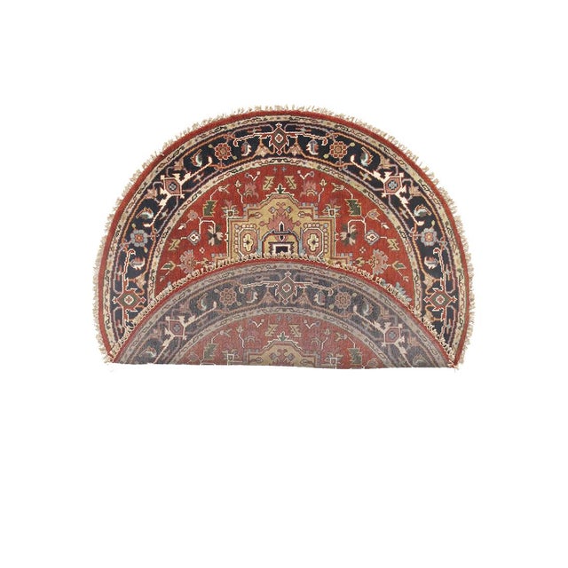 Traditional Pasargad DC Fine Hand-Knotted Round Rug For Sale - Image 3 of 3