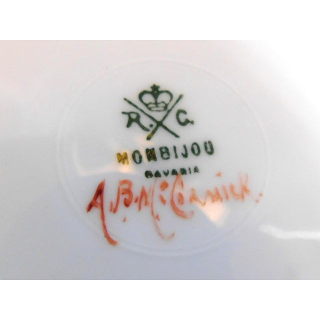 1940s Lot of Three Signed Plates With Orange Flowers For Sale In San Francisco - Image 6 of 6