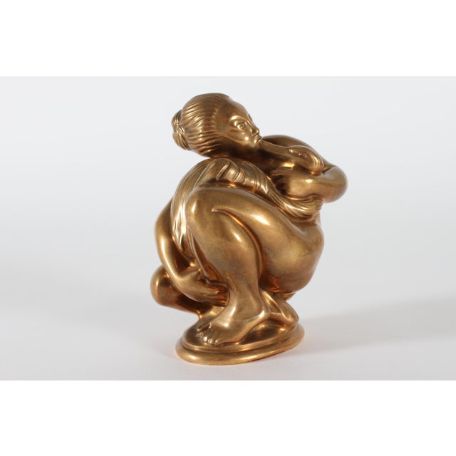 Leda and the Swan Bronze Figurine by Kai Nielsen for L. Rasmussen, 1950s For Sale - Image 6 of 10