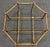 Mid-Century Modern Vintage Faux Bamboo Octagonal Coffee Table - Base Only For Sale - Image 3 of 6