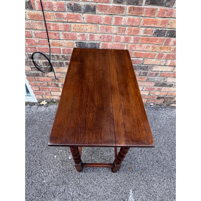 19th Century English Side Table With Drawer For Sale - Image 11 of 12