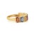 Metal 2.03 Carat Rainbow Sapphire & Diamond 14k Gold Band Ring Size 5.5 For Sale - Image 7 of 15