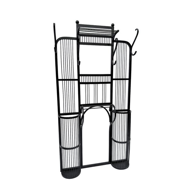Large Art Deco Bentwood Hall Stand, Central Europe, 1930s For Sale - Image 3 of 10